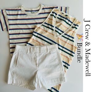 🎉 J Crew & Madewell Bundle Shorts + T Shirts